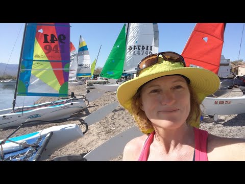 Hobie Cat Midwinters Regatta 2018 on Lake Mojave