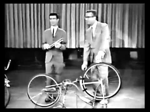 Frank Zappa teaches Steve Allen to play The Bicycle (1963)