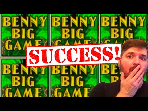 MY FIRST TIME PLAYING *** HIGH LIMIT *** BENNY BIG GAME WAS A HUGE SUCCESS!