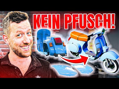 Vespa restoration played out - We're building the perfect PK50S