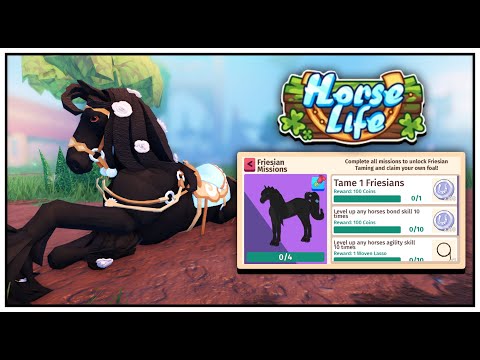 [Roblox: Horse Life] Getting The Friesian Breeding License & My Honest Opinion!