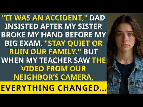 My Sister Broke My Hand Before My Big Exam—Dad Said Stay Quiet. I Graduated Top of Class
