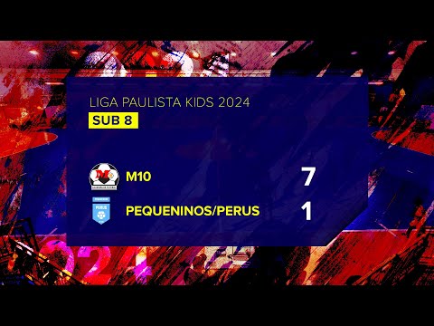 M10 7 x 1 Pequeninos/Perus - SUB 8 - Liga Paulista Kids 2024