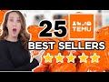 25 TOP RATED TEMU FINDS to try NOW! Is TEMU worth it???