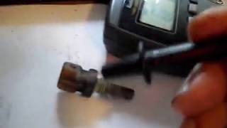 Datsun 280z EFI multimeter check out of Temp sensor