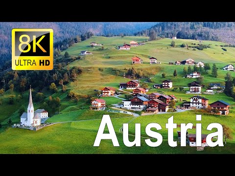 8K Austria in Ultra HD HDR – Amazing Landscapes Drone Video