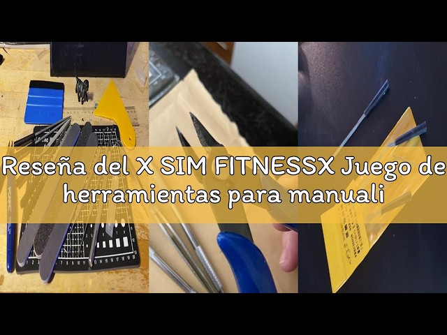 Vídeo relacionado con X SIM FITNESSX Juego de Cuchillos para tallar, 13 Uds, Kit de Cuchillos para Hobby, Cuchillo para tallar