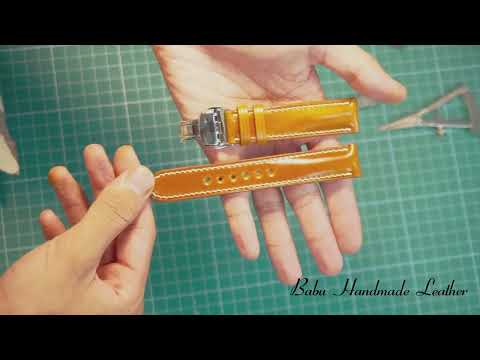 How to make a Shell Cordovan Leather watch strap