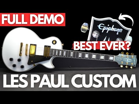 NEW Epiphone LES PAUL CUSTOM (FULL DEMO)