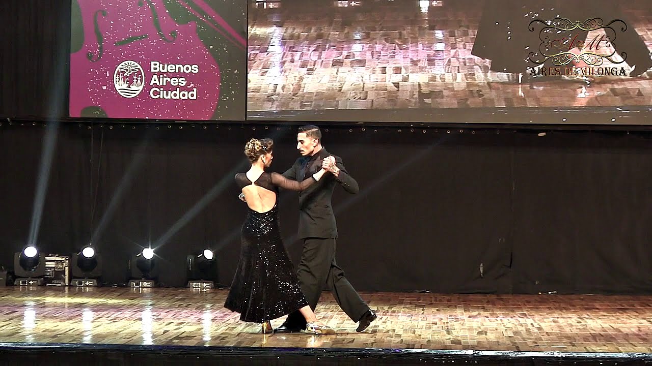 Subcampeones Mundiales Tango Escenario Mundial de Tango 2019 Julián Sánchez, Bruna Estellita