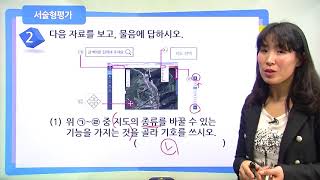 [백점맞는사회]06. 3학년 사회 우리 고장의 모습 하늘에서 내려다 본 고장의 모습 서술형 평가