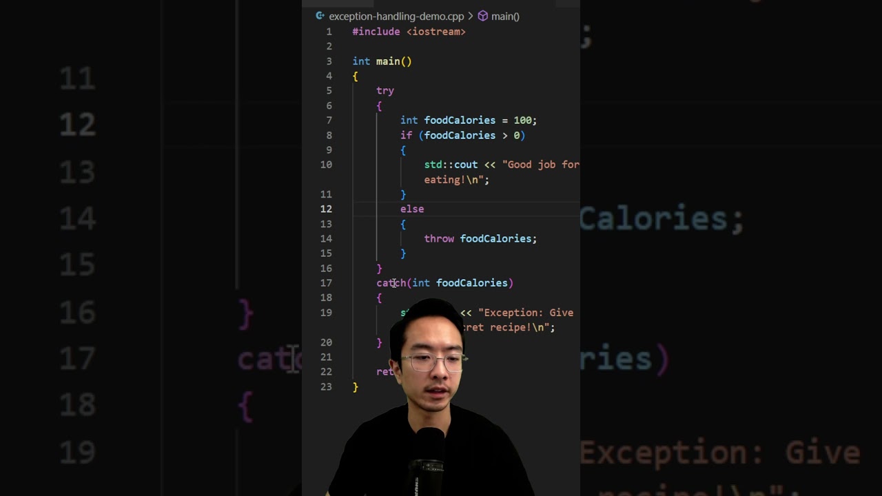 C++ Exception Handling
