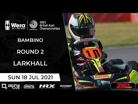 Wera Tools British Kart Championships  - Larkhall - Bambino Final  - Sunday