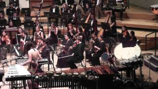 Delia Stevens performs Avner Dorman's Percussion Concerto 'Frozen in Time' - mvt iii - The Americas