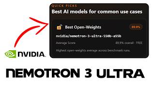 Nemotron 3 Ultra NVIDIA's 550B Open Model