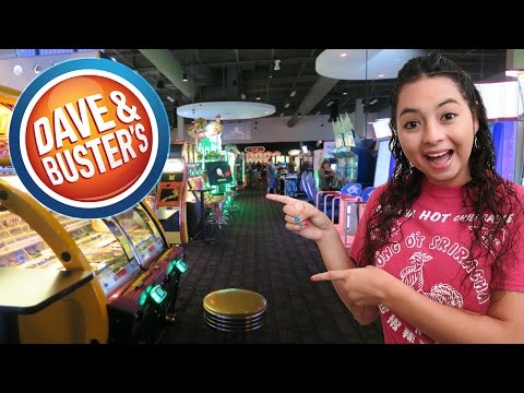 Having a blast at Dave & Buster's arcade!!