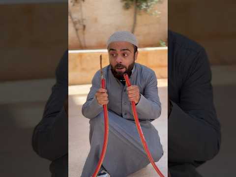 حطيت خشبة بقلب خرطوم المي 😱😱نهاية غير متوقعة #عبدالله محمد