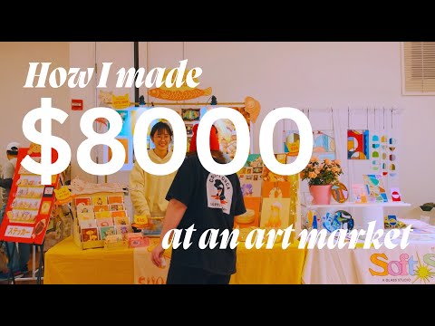 How I Made $8,000 in 2 Days at an Art Market 💸 | Renegade Craft New York | Small Artist Life