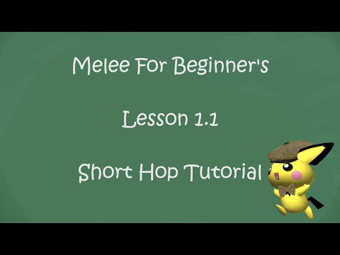 How to Short Hop - Competitive Melee For Beginners Part 1 - Super Smash Bros. Melee