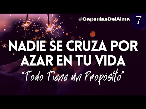 NADIE SE CRUZA POR AZAR Todo llega por una razón NO ES CASUALIDAD | Reflexiones de la Vida #7