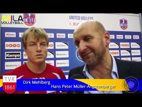 24.2.2016 United Volleys-TV Rottenburg. Dirk Mehlberg/Hans Peter Müller-Angstenberger