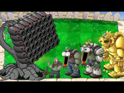 Doom Threepeater Gatling Vs Giga Gargantuar Vs Dr Zomboss Plants Vs Zombies Battlez