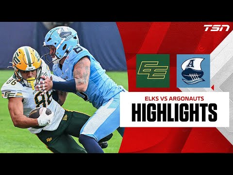 CFL WEEK 15: Edmonton Elks vs. Toronto Argonauts | FULL HIGHLIGHTS