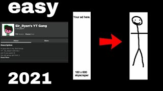 How to make a Ad for your Roblox group 2021 (easy)