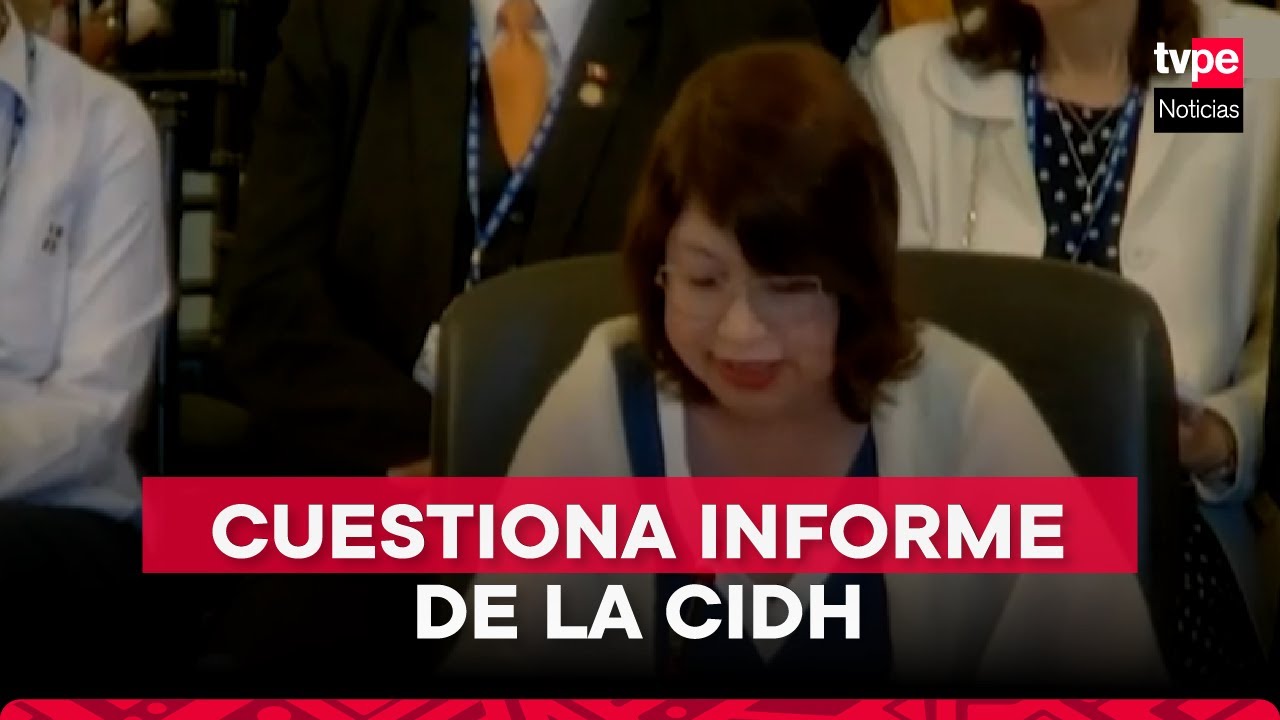Canciller Gervasi cuestiona informe de la CIDH sobre protestas