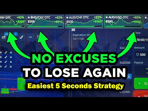 Easiest 5 Second Strategy | Binary Option Trading
