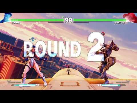 STREET FIGHTER V Cammy vs Dhalsim