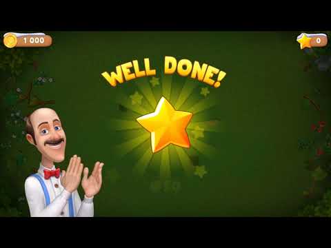 Gardenscapes Story Part 1 - Area 1 - Day 1 Gameplay Walkthrough