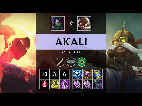 Akali Mid vs Corki - BR Challenger Patch 25.S1.3
