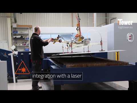 LOGITOWER: storage system integrated with laser