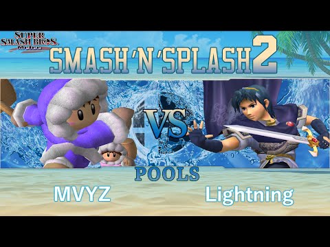 SNS2 - MVZY (Ice Climbers) vs Lightning (Marth) - Melee Pools