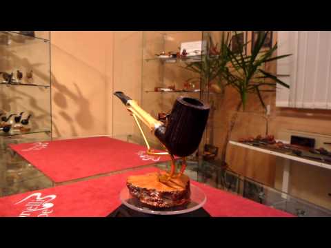 Pipa radica e bamboo chimney anno 1960 - www.paronellipipe.it