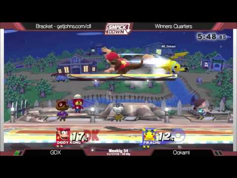 CFLS54 - SSHQ GDX (Diddy) v MS Ookami (Pikachu/Megaman) - Winners Quarters