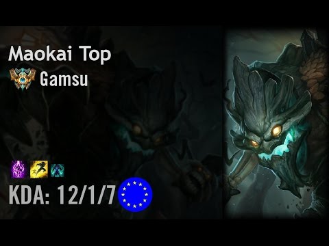 Maokai Top vs Ryze - Gamsu - EUW Challenger Patch 6.7