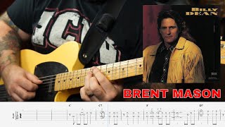 Brent Mason Solo - Billy Dean - Small Favors (Animated TAB 3 Speeds)
