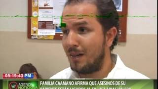 Familia Caamaño afirma que asesinos de su pariente están ligados al ex juez Arias Valera