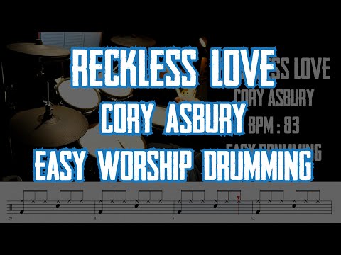 Reckless Love | Cory Asbury | Easy Worship Drumming | Shawn Drum Studio