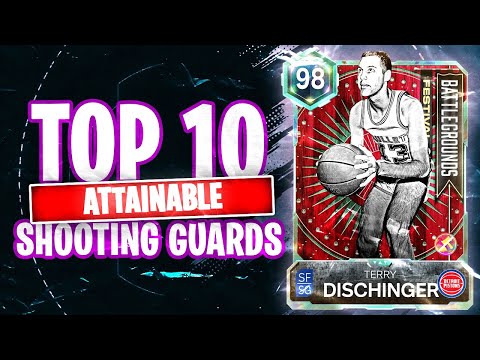 RANKING THE TOP 10 BEST ATTAINABLE SHOOTING GUARDS IN NBA 2K26 MyTEAM!!