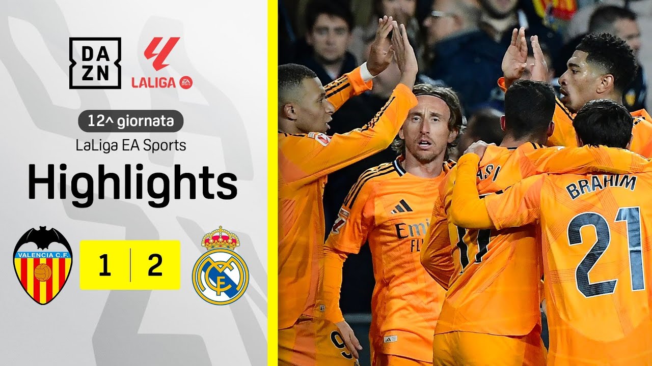 Partita ASSURDA! MODRIC e BELLINGHAM ribaltano tutto: Valencia-Real Madrid 1-2 | La Liga | DAZN