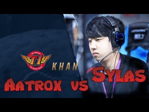 SKT Khan - Aatrox vs Sylas Top - LoL Season 9 KR Ranked | League Of Legends