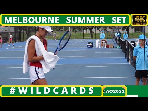⁴ᴷ #ao2022 #WILDCARDS Astra Sharma Lizette Cabrera Taylah Preston Zoe Hives | MELBOURNE SUMMER SET