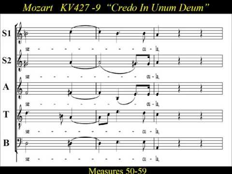 Mozart - Great Mass in C minor - KV 427 -9 Credo In Unum Deum - Alto