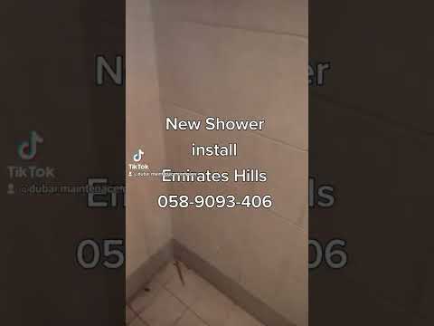 New Shower Install Emirates Hills 058-9093-406