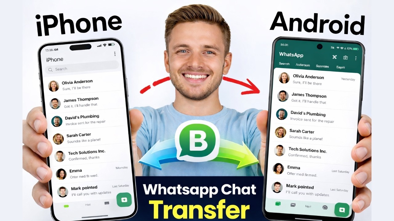 Transfer WhatsApp Business Messages From iPhone To Android - Best Method 2026