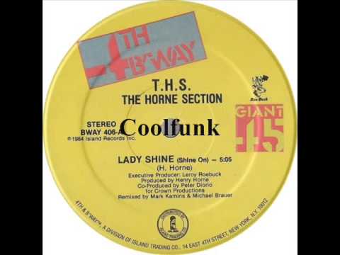 The Horne Section - Lady Shine (Shine On) " 12" Disco-Funk 1984 "
