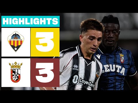 CD CASTELLÓN 3 - 3 AD CEUTA FC | RESUMEN LALIGA HYPERMOTION